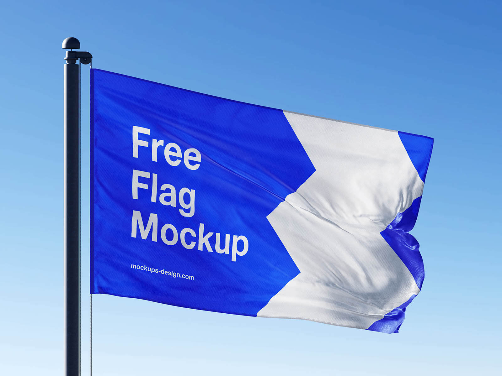 5 Free Country Flag Mockup PSD Files
