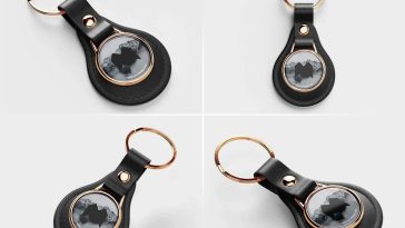 5-Free-Premium-Leather-Round-Keychain-Mockup-PSD-Set