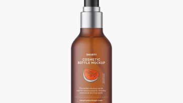 Free-Amber-Frosted-Pump-Bottle-Mockup-PSD