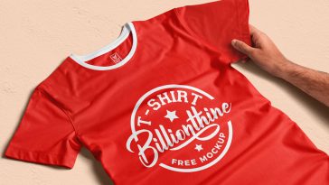 Free Branding T-Shirt Mockup PSD