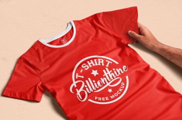 Free Branding T-Shirt Mockup PSD