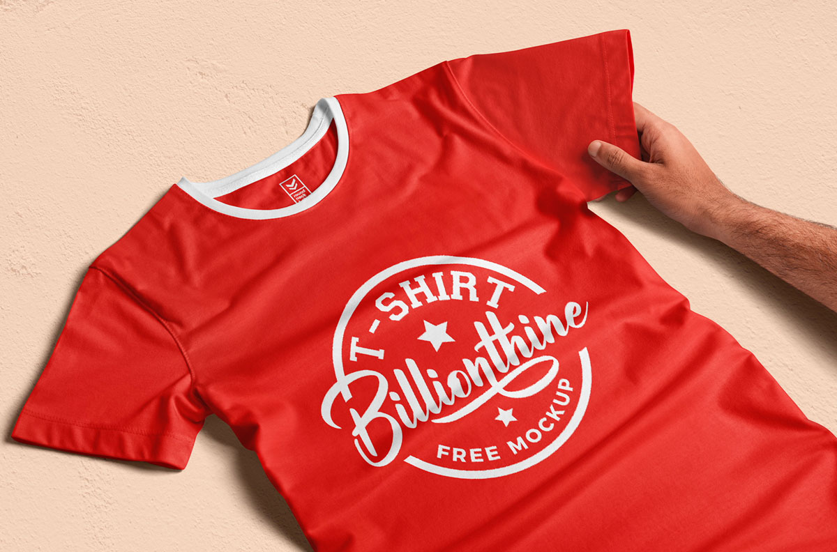 branding t-shirt mockup psd logo presentation apparel mockup