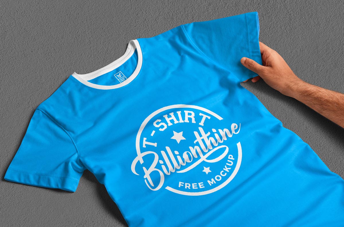 Free Branding T-Shirt Mockup PSD