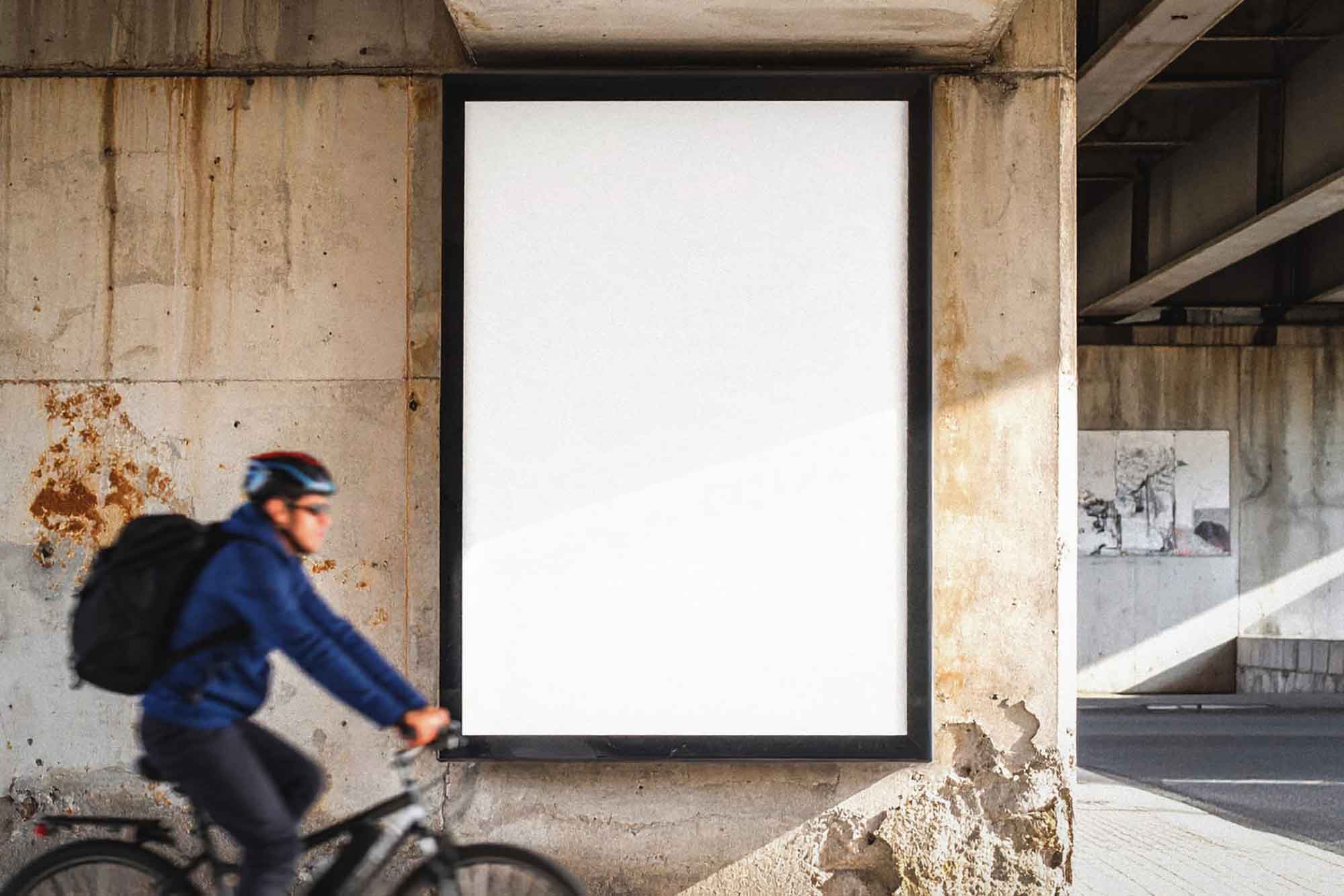 Free Street Billboard Mockup PSD