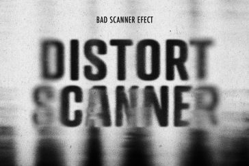 Free Bad Scanner Text Effect
