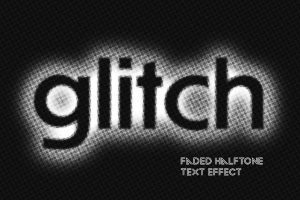 Free Faded Blur Text Effect PSD