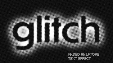 Free Faded Blur Text Effect PSD