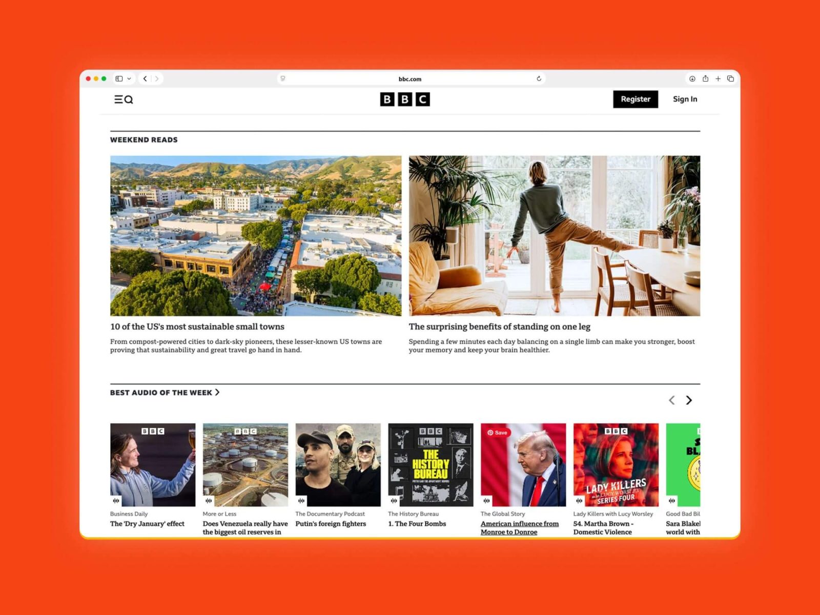 Free Safari 26 Browser Website Mockup PSD