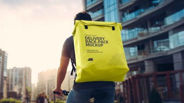 Free Delivery Bag Mockup PSD
