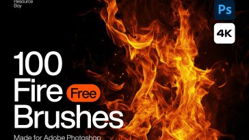 100 fire photoshop brushes free download realistic flame effect brush pack for adobe photoshop
