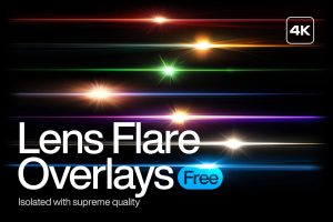 Free 200+ Lens Flare Overlays Download – High Quality Light Leak & Glow Effects Pack (ZIP)