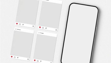 Free Instagram Post Mockup PSD