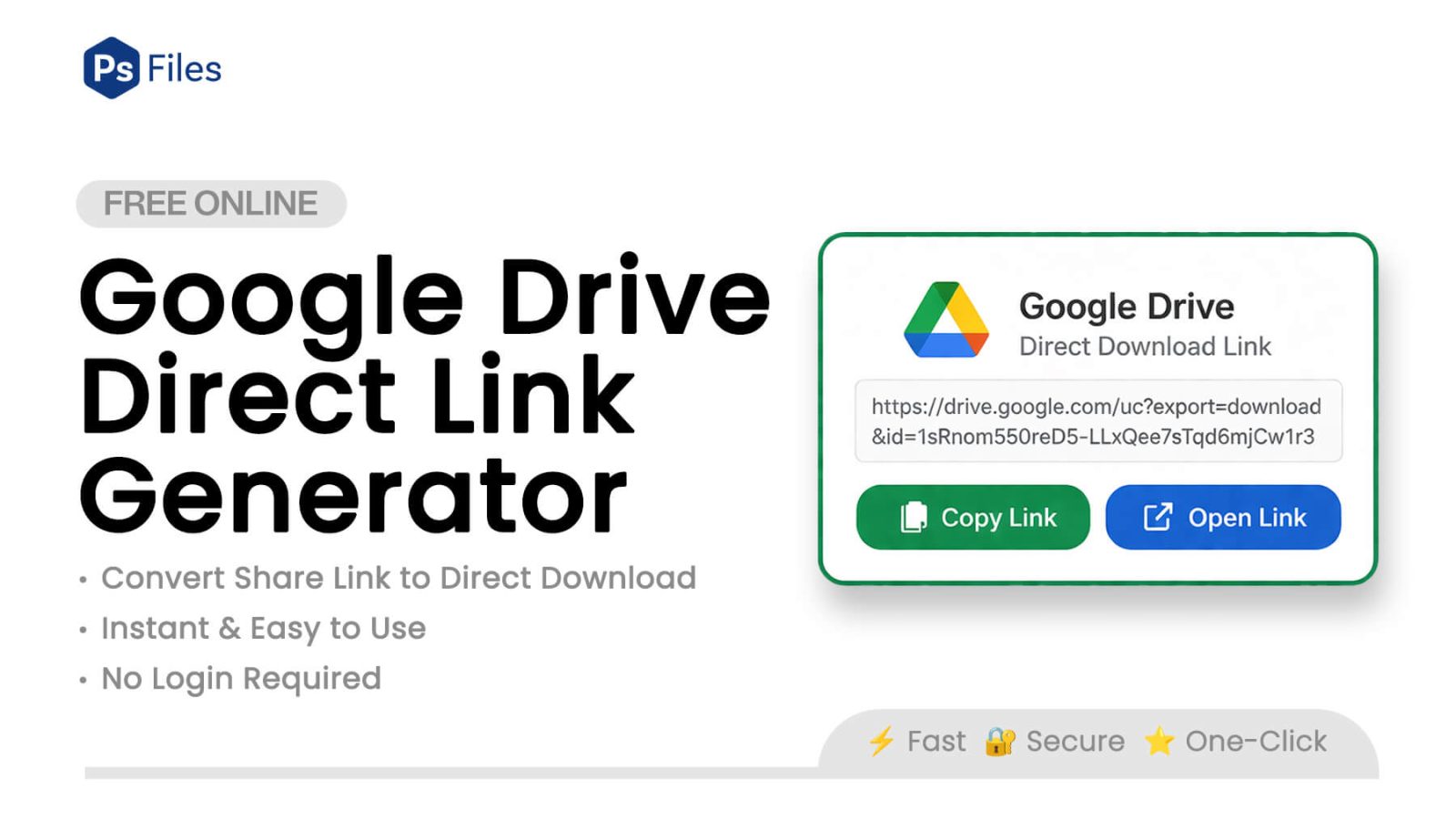What is a direct download link from Google Drive