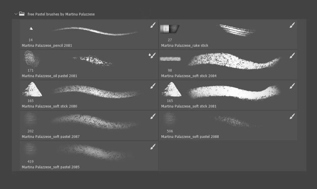 9 Pastel Brushes for Photoshop free download
