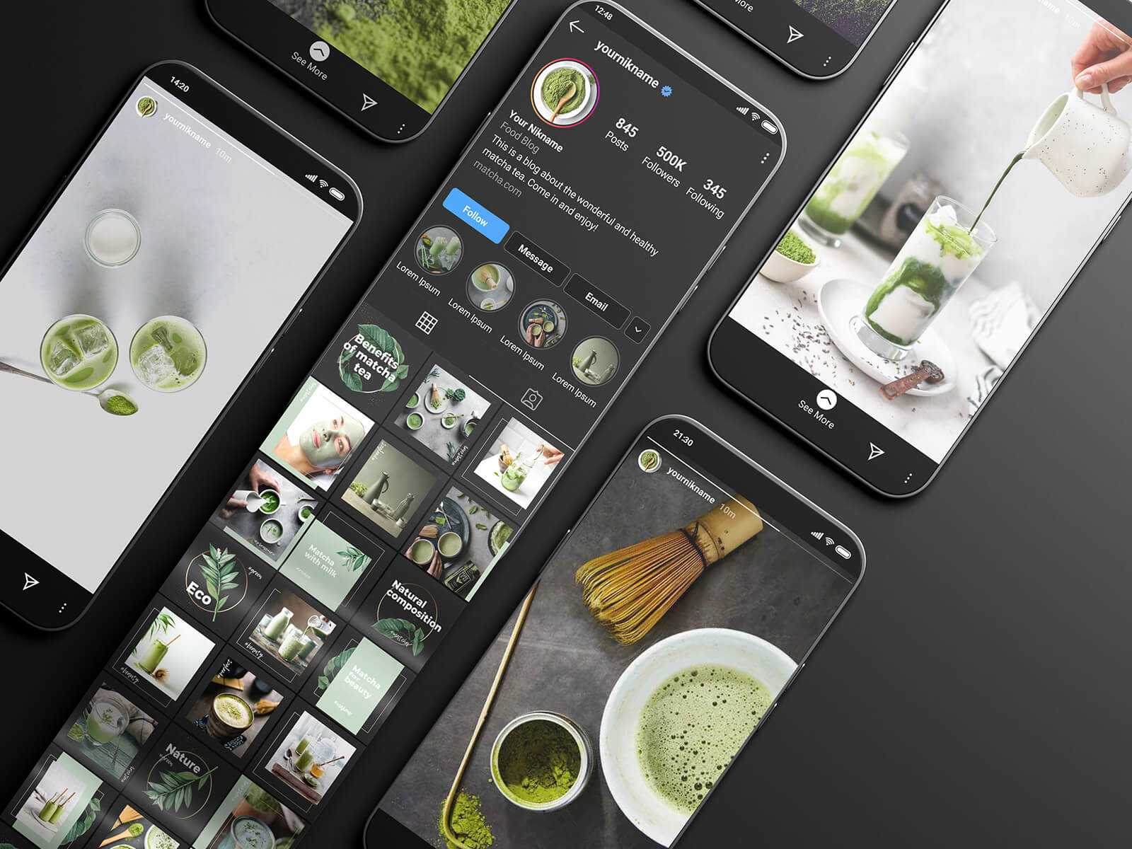 3 Premium Free Instagram Feed Mobile Scroll Mockup PSD Files