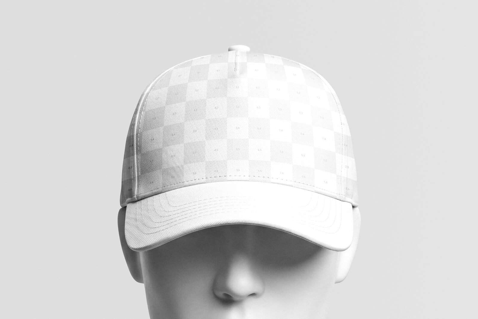 Free Baseball Cap Mockup On Mannequin