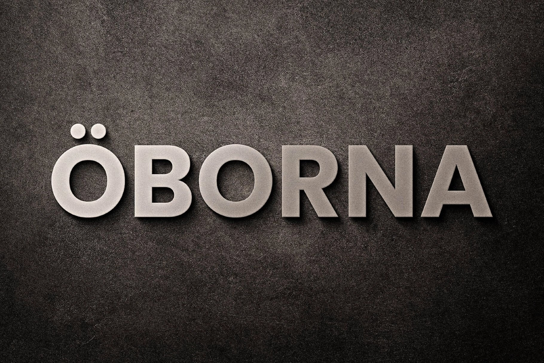 Free Copper Signboard Logo Mockup