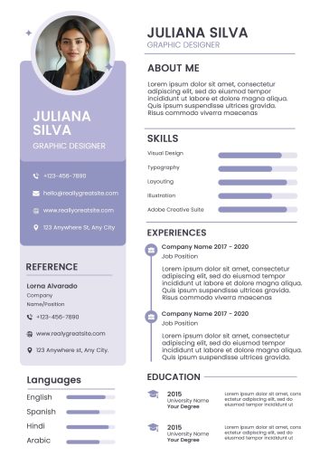 graphic designer resume template psd clean modern cv layout editable professional resume design free download