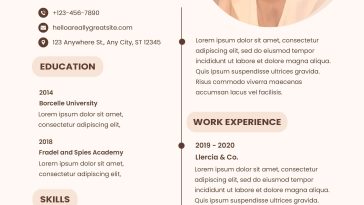 minimal graphic designer resume cv psd template clean modern professional editable resume layout with skills timeline design free download