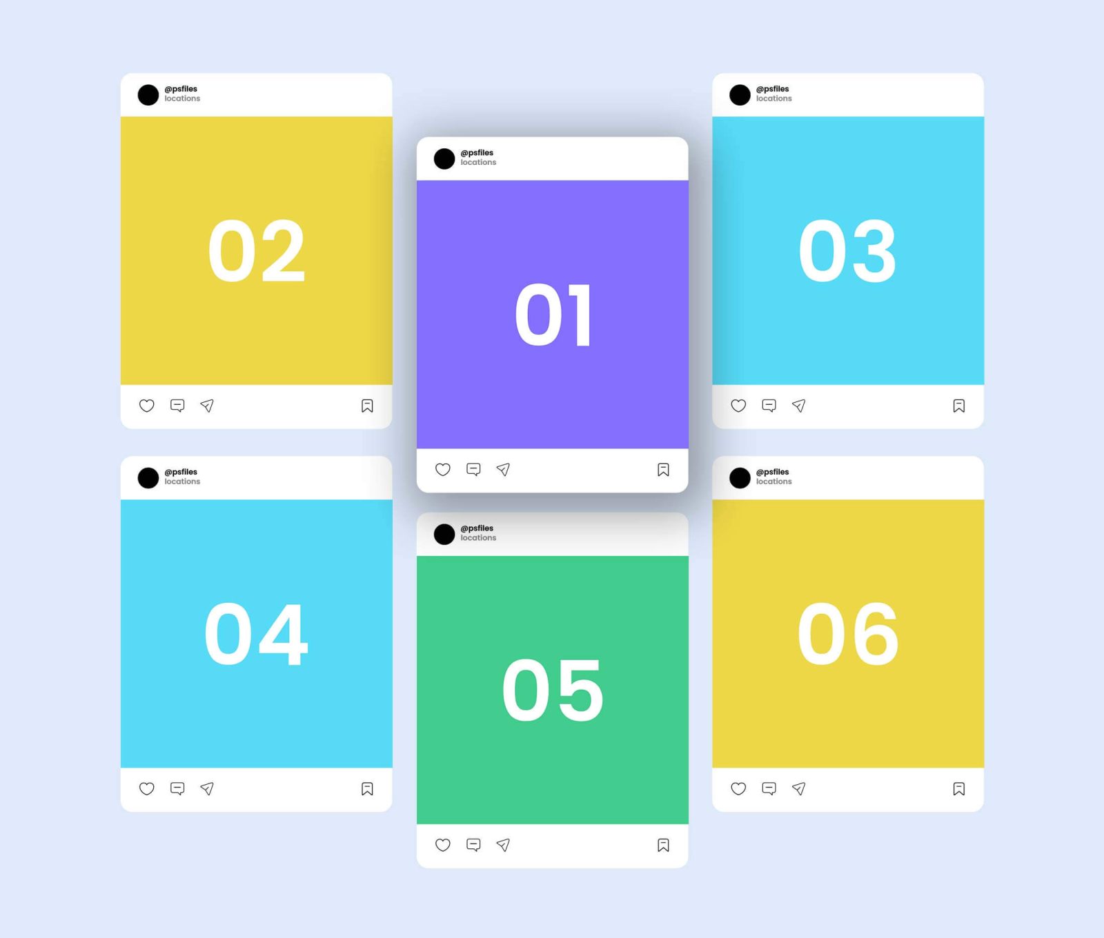 free instagram post mockup psd 2026 editable social media post mockup modern instagram feed preview design mockup