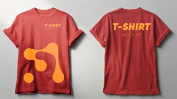 front back t shirt mockup psd realistic apparel design template editable clothing mockup free download