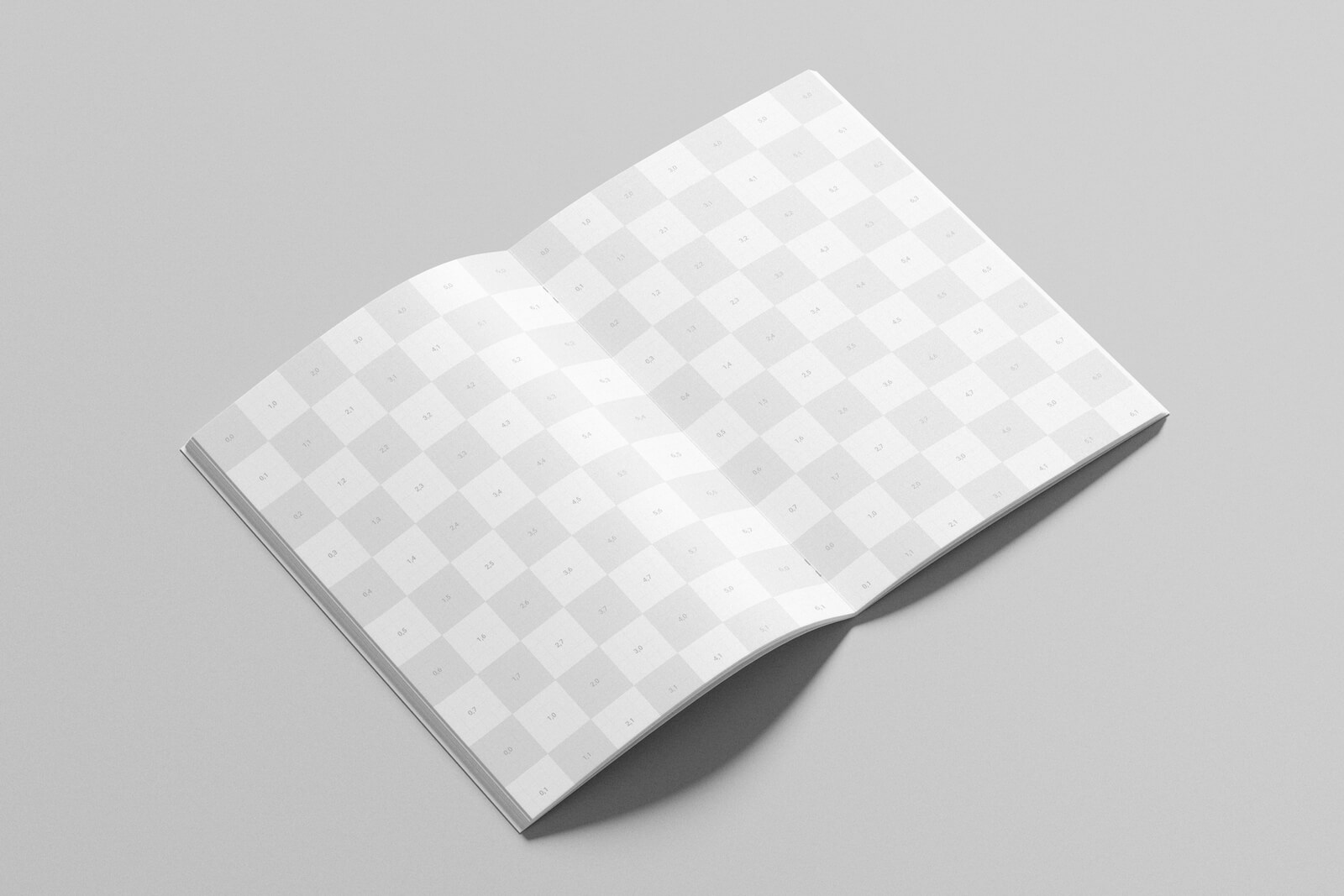 Free Minimal Open A4 Magazine Mockup PSD