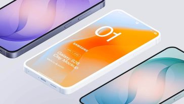 free samsung galaxy s26 mockup psd fig isometric mobile phone mockup multiple angle views smartphone ui presentation template download