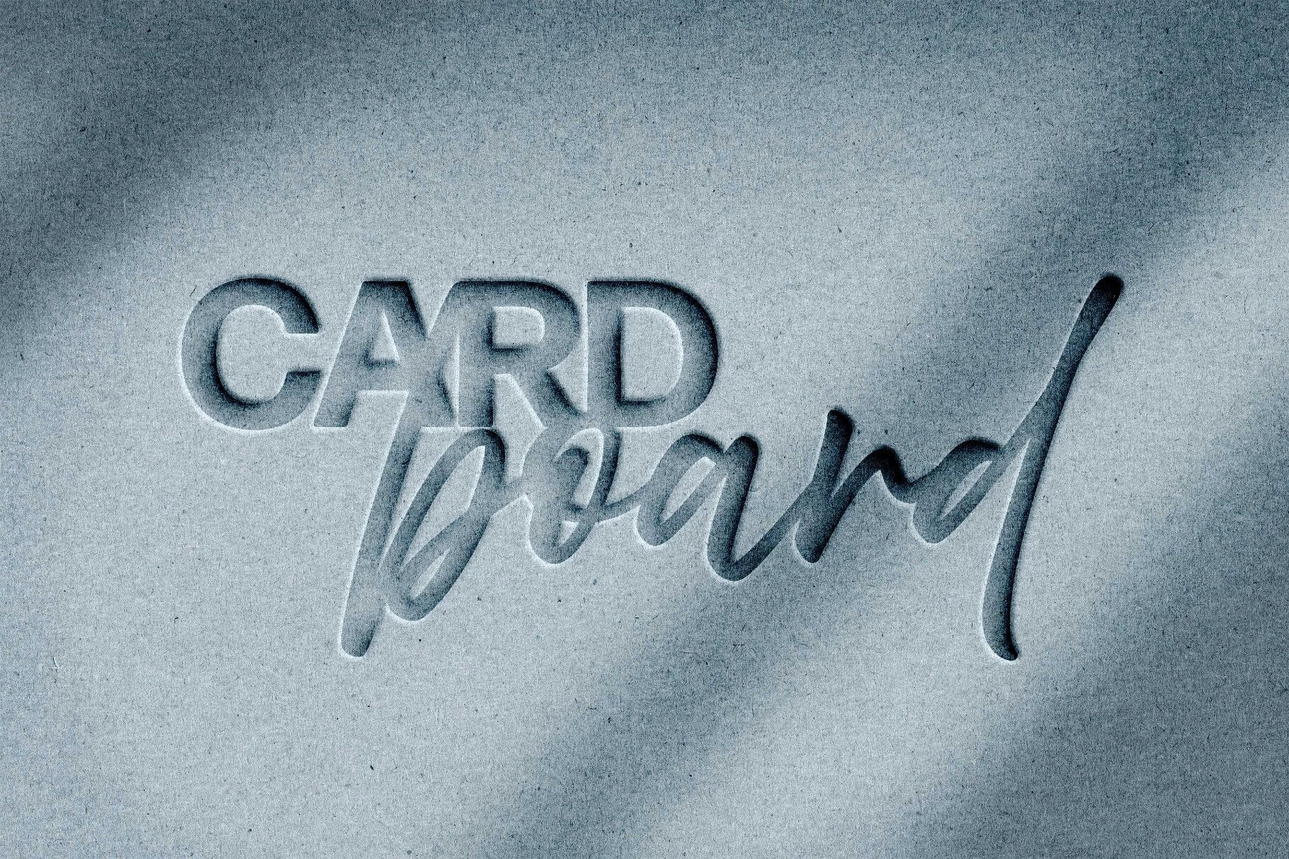 Free Tactile Paper Letterpress/ Debossing Logo Mockup PSD