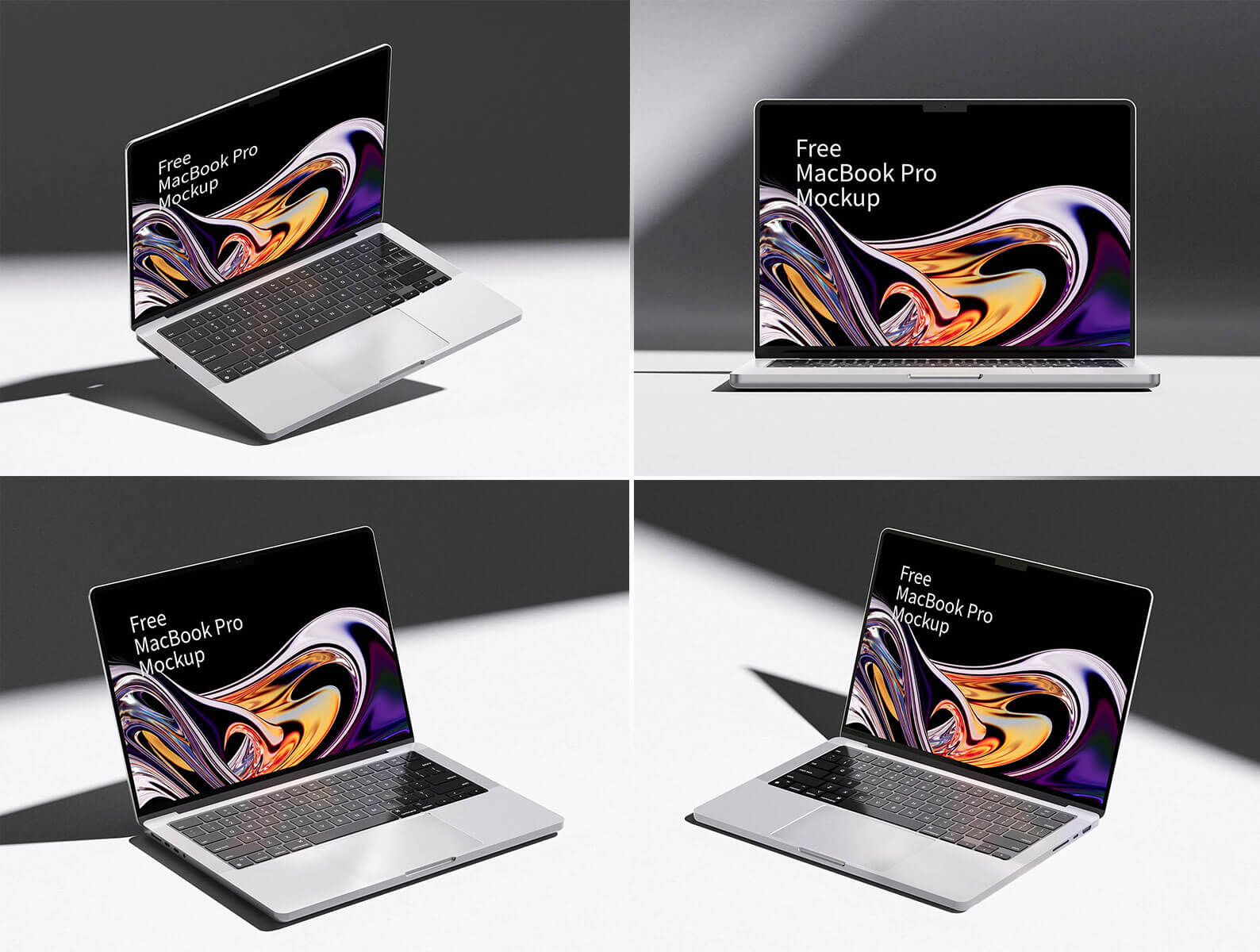 free premium macbook pro mockup psd set realistic laptop mockup for website ui ux branding presentation
