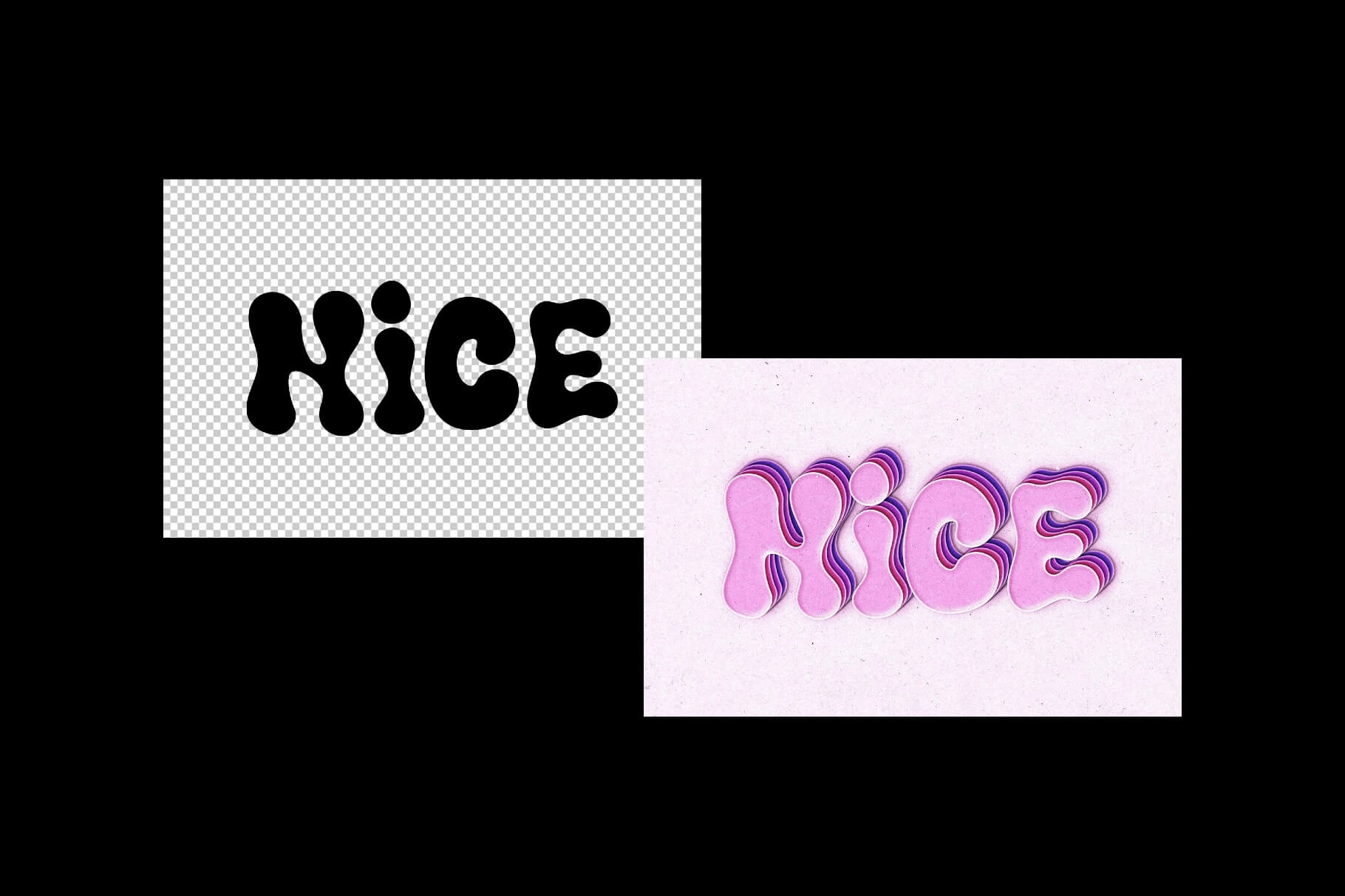 Free Paper Cut Out Effect PSD2