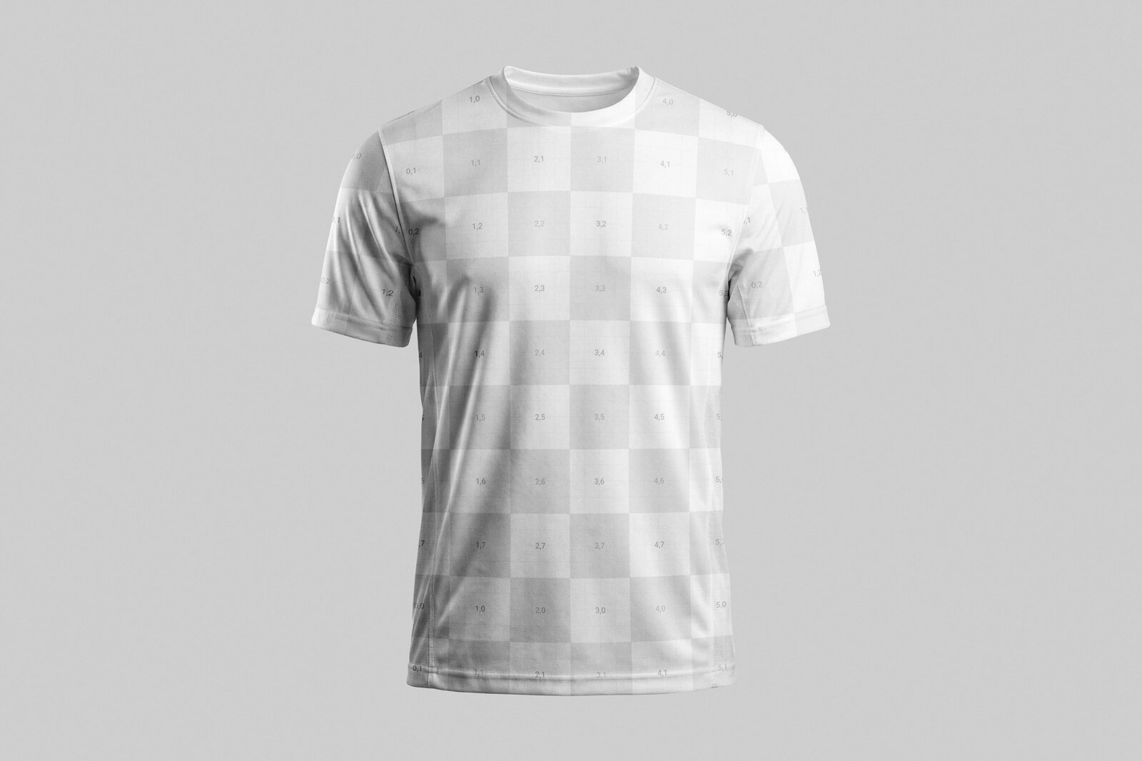 Free Realistic Front View Soccer Jersey Mockup PSD1