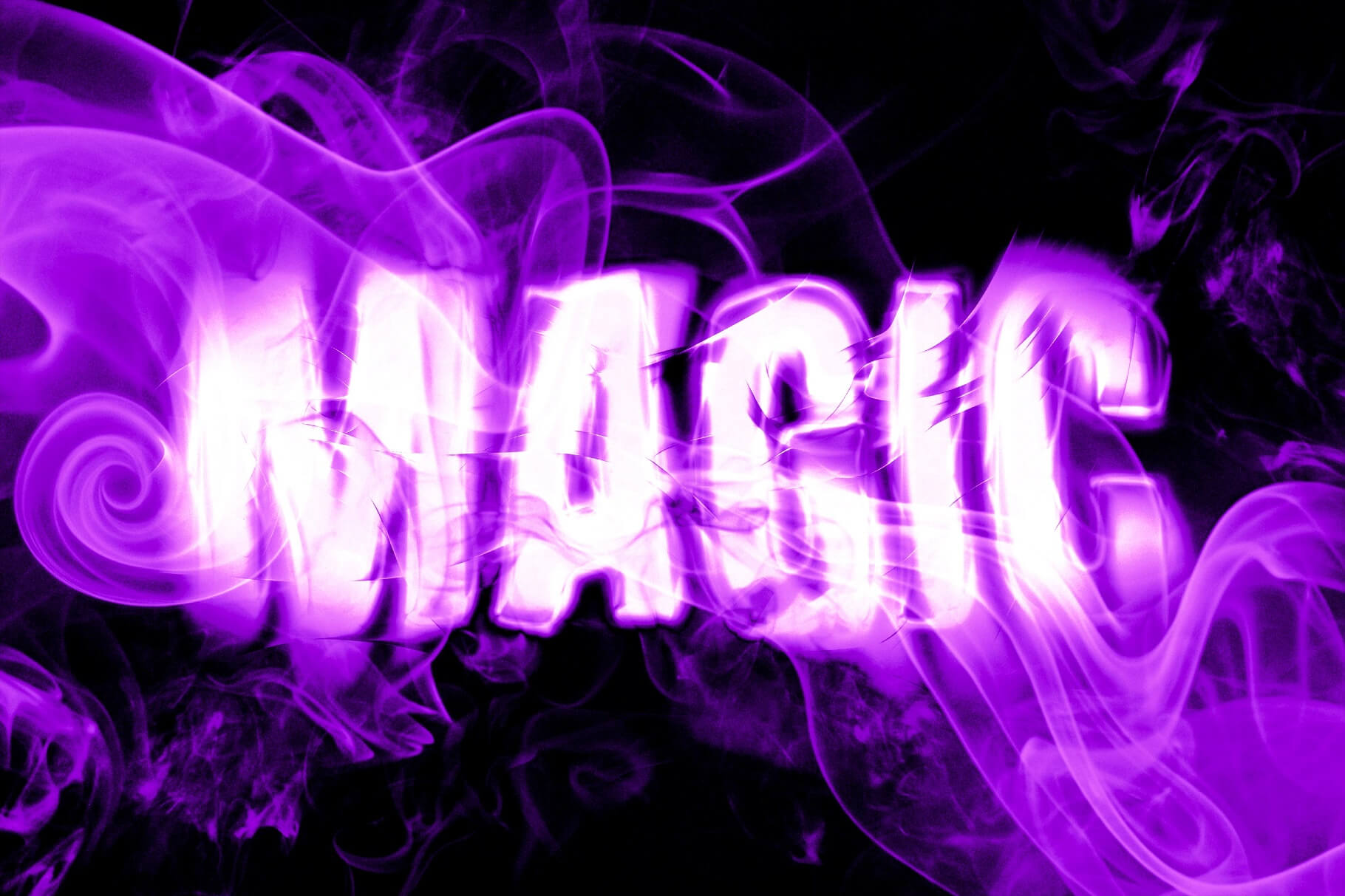 Free Smoke Distort Text Effect PSD2