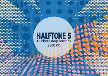 Free Halftone Dot Photoshop Brushes