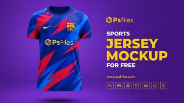 PsFiles Free Sports Jersey Mockup PSD 2026