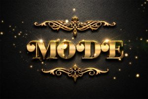 Free Vintage Gold Glitter Text Effect PSD – Metallic Photoshop Text Style