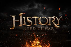 Epic cinematic text effect PSD free download for Photoshop — dark Hollywood movie title style