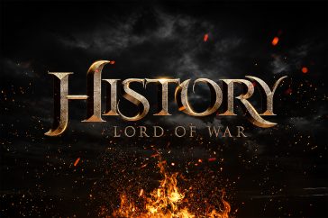 Epic cinematic text effect PSD free download for Photoshop — dark Hollywood movie title style